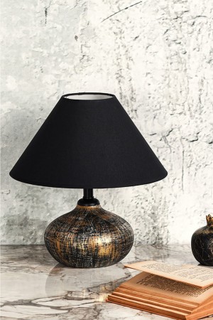 Bakase Handmade Ceramic Lampshade Gold Black