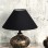 Bakase Handmade Ceramic Lampshade Gold Black