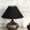 Bakase Handmade Ceramic Lampshade Gold Black
