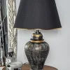 Sinope Ceramic Lampshade Gold Black
