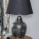 Nuit Handmade Ceramic Lampshade Black Silver
