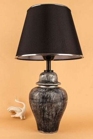 Neilus Handmade Ceramic Lampshade Black Silver