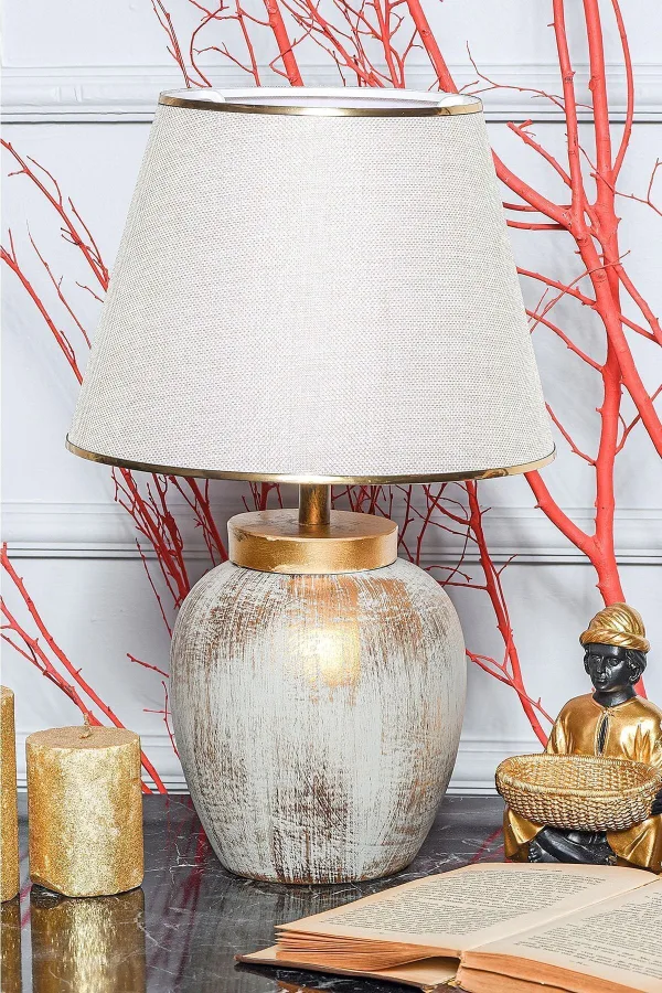 Pomme Ceramic Lampshade Gold