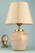 Pomme Ceramic Lampshade Cream Gold