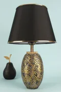 Retarder Handmade Ceramic Lampshade Gold Black