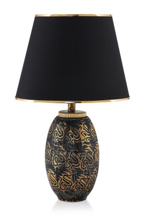 Retarder Handmade Ceramic Lampshade Gold Black