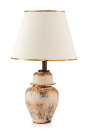 Machette Handmade Ceramic Lampshade Cream Gold