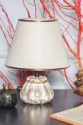 Citrouille Handmade Ceramic Lampshade Cream Gold