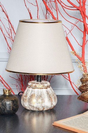 Citrouille Handmade Ceramic Lampshade Cream Gold