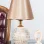 Attra Handmade Ceramic Lampshade Cream Gold