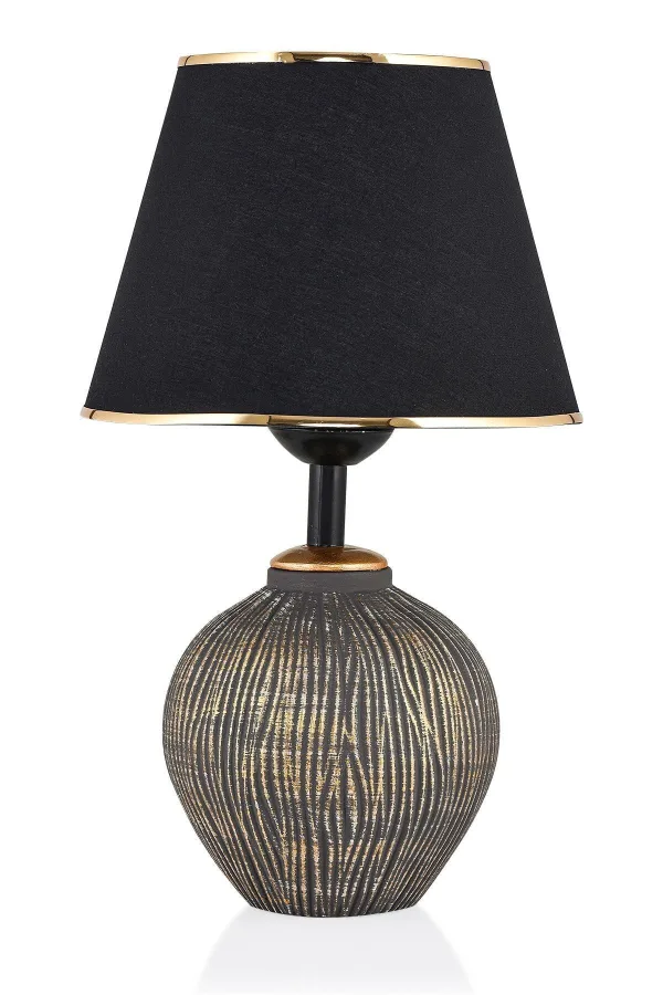 Attra Handmade Ceramic Lampshade Gray Gold