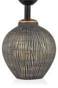 Attra Handmade Ceramic Lampshade Gray Gold