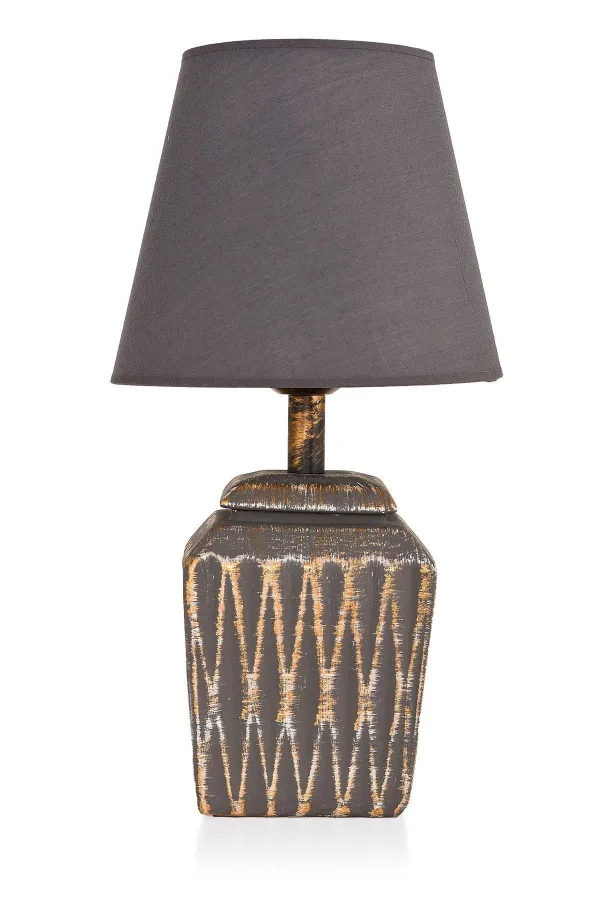 Becker Ceramic Lampshade Anthracite Gold