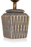 Becker Ceramic Lampshade Anthracite Gold