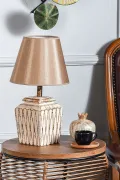 Becker Handmade Ceramic Lampshade Cream Gold