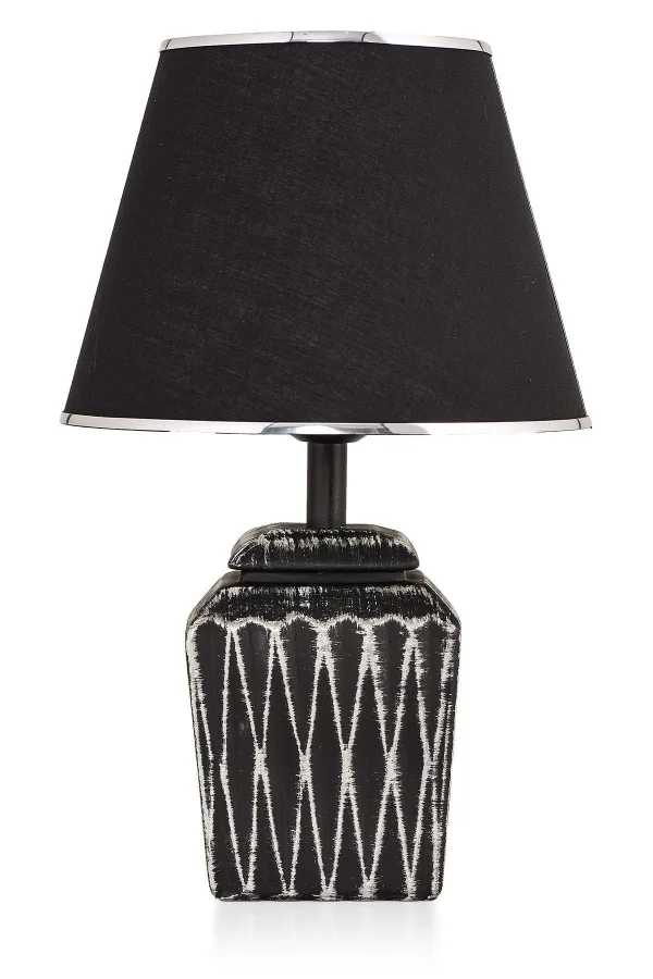 Becker Handmade Ceramic Lampshade Black Silver