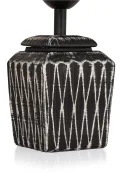 Becker Handmade Ceramic Lampshade Black Silver