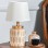 Grande Ceramic Lampshade Cream Gold