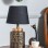 Grande Ceramic Lampshade Black Gold
