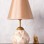 Galet Handmade Ceramic Lampshade Cream Gold