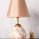 Galet Handmade Ceramic Lampshade Cream Gold