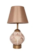 Galet Handmade Ceramic Lampshade Cream Gold