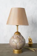 Galet Handmade Lampshade Brown Gold