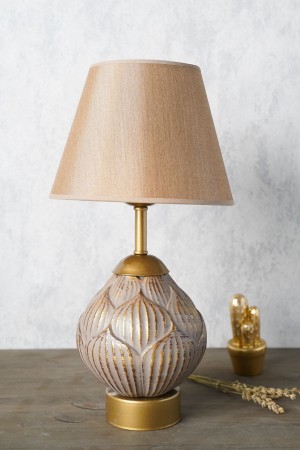 Galet Handmade Lampshade Brown Gold