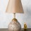 Galet Handmade Lampshade Brown Gold