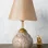 Galet Handmade Lampshade Brown Gold