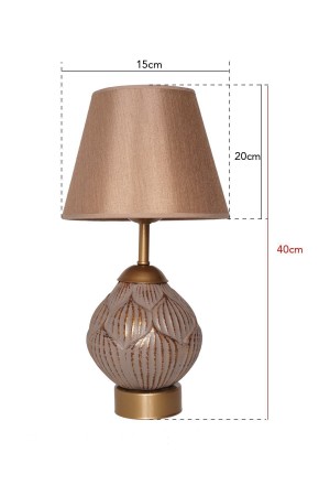 Galet Handmade Lampshade Brown Gold
