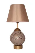 Galet Handmade Lampshade Brown Gold
