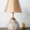 Galet Handmade Ceramic Lampshade Gray Gold