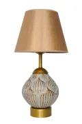Galet Handmade Ceramic Lampshade Gray Gold