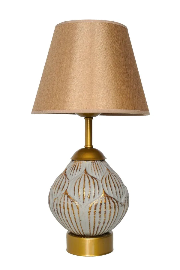 Galet Handmade Ceramic Lampshade Gray Gold