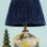 Mondo Potele Handmade Ceramic Lampshade Navy Blue