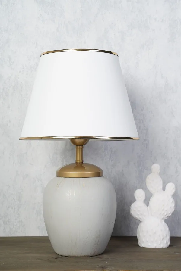 Fourmi Ceramic Lampshade Gray White