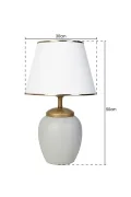 Fourmi Ceramic Lampshade Gray White