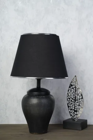 Fleuve Handmade Ceramic Lampshade Black