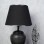 Fleuve Handmade Ceramic Lampshade Black