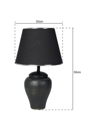 Fleuve Handmade Ceramic Lampshade Black Fleuve Handmade Ceramic Lampshade Black