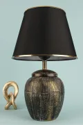 Miracle Ceramic Lampshade Black Gold