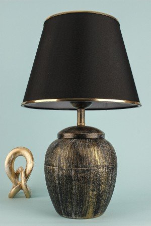 Miracle Ceramic Lampshade Black Gold
