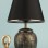 Miracle Ceramic Lampshade Black Gold