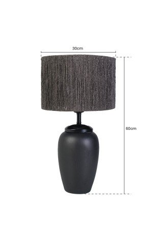 Reduit Hardmade Ceramic Lampshade Black Grey
