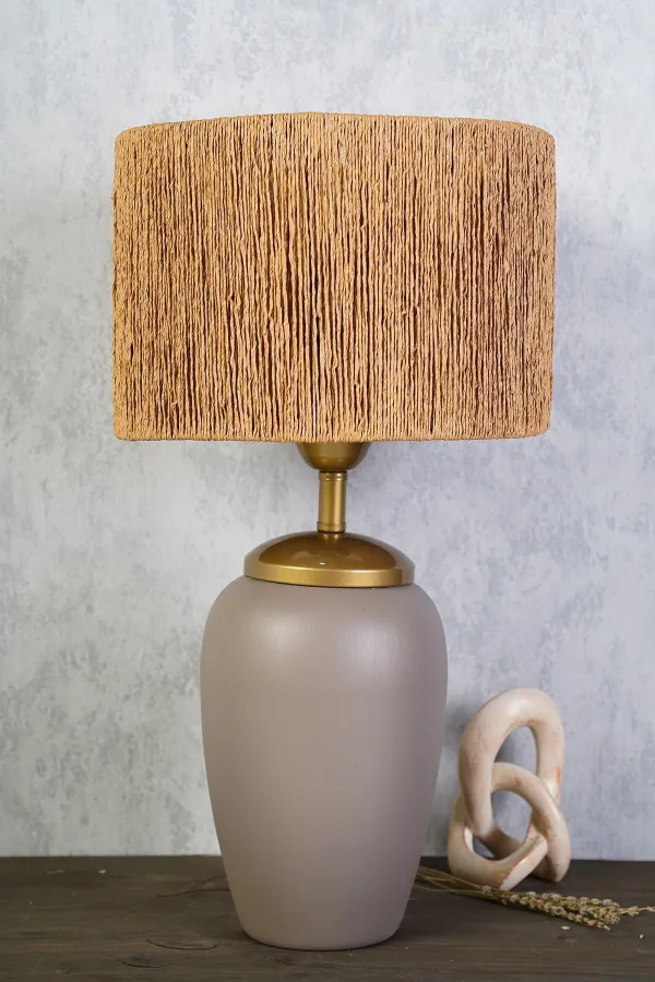 Reduit Handmade Ceramic Lampshade Beige