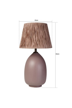 Pergola Ceramic Lampshade Brown