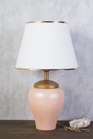 Terrestre Ceramic Lampshade Powder White
