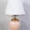 Terrestre Ceramic Lampshade Powder White