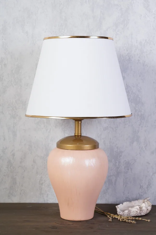 Terrestre Ceramic Lampshade Powder White Buy Terrestre Ceramic Lampshade Powder White